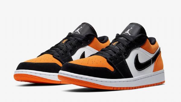 Pánské Boty Nike Air Jordan 1 Low Tops Shatteredboard Oranžově Černá