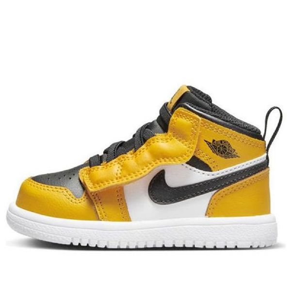 Pánské Boty Nike Air Jordan 1 Mid Tops Alt Td Žlutá Bílá