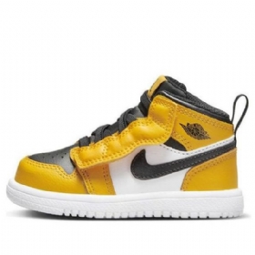 Pánské Boty Nike Air Jordan 1 Mid Tops Alt Td Žlutá Bílá