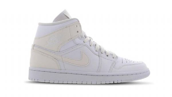 Pánské Boty Nike Air Jordan Air 1 Mid Tops Bílé