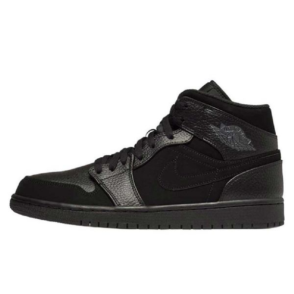 Pánské Boty Nike Air Jordan 1 Mid Tops Černá