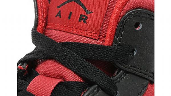 Pánské Boty Nike Air Jordan 1 Mid Tops Černá Červený