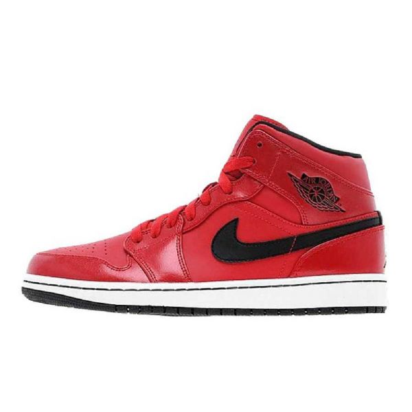 Pánské Boty Nike Air Jordan 1 Mid Tops Červené