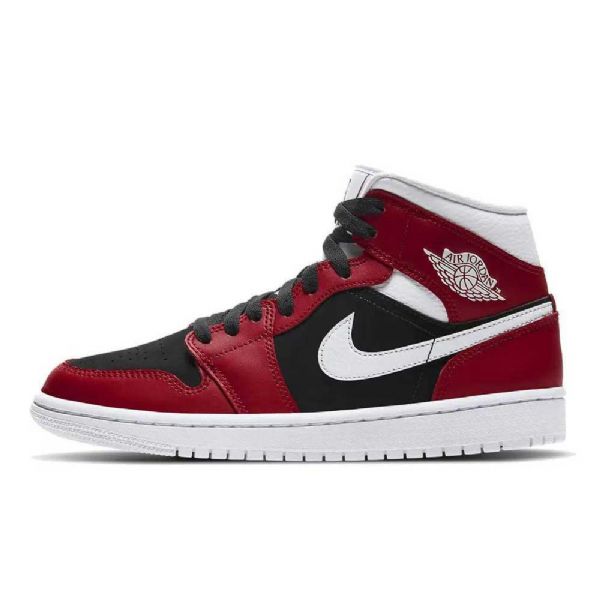 Pánské Boty Nike Air Jordan 1 Mid Tops Červený Černá