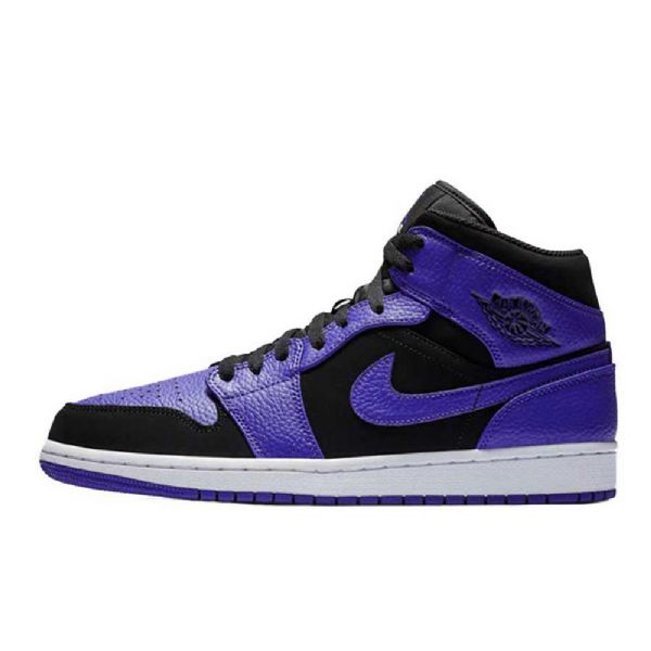 Pánské Boty Nike Air Jordan 1 Mid Tops Concord Nachový Černá