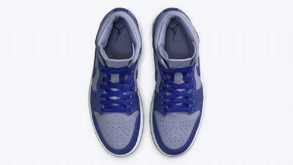 Pánské Boty Nike Air Jordan 1 Mid Tops Georgetown Tmavě Modrá Modrý