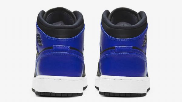 Pánské Boty Nike Air Jordan 1 Mid Tops Gs Hyper Royal Černá Modrý