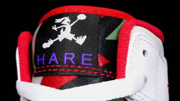 Pánské Boty Nike Air Jordan 1 Mid Tops Hare Bílý Šedá
