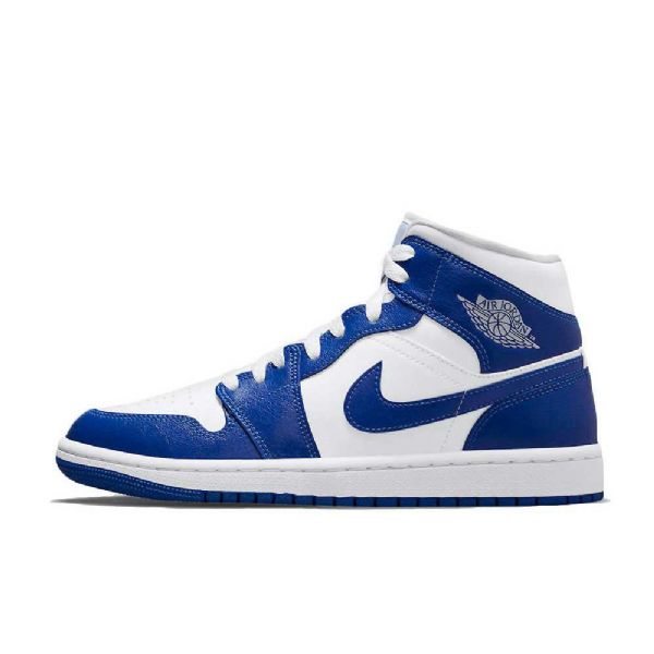 Pánské Boty Nike Air Jordan 1 Mid Tops Kentucky Pro Muže Modrobílé