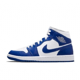 Pánské Boty Nike Air Jordan 1 Mid Tops Kentucky Pro Muže Modrobílé