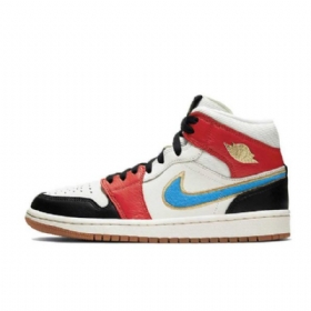 Pánské Boty Nike Air Jordan 1 Mid Tops Let(her)man Vícebarevné