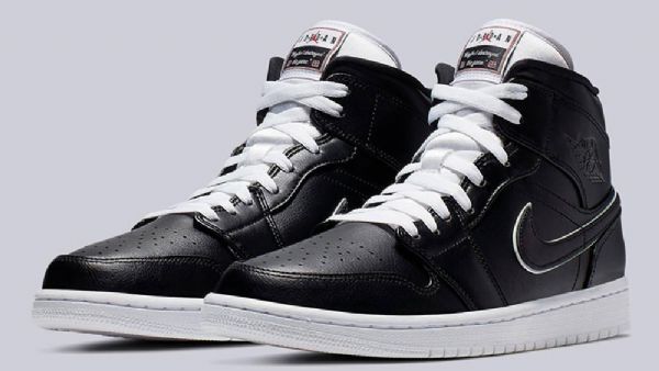 Pánské Boty Nike Air Jordan 1 Mid Tops Maybe Černá