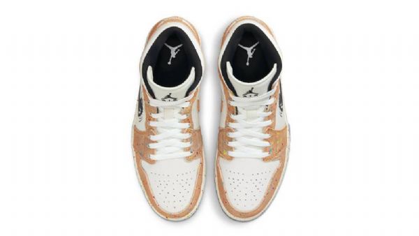 Pánské Boty Nike Air Jordan 1 Mid Tops Na Tah Štětcem Coral Šedá