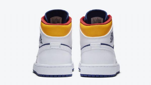 Pánské Boty Nike Air Jordan 1 Mid Tops Royal Laser Pro Muže Modrý Oranžový