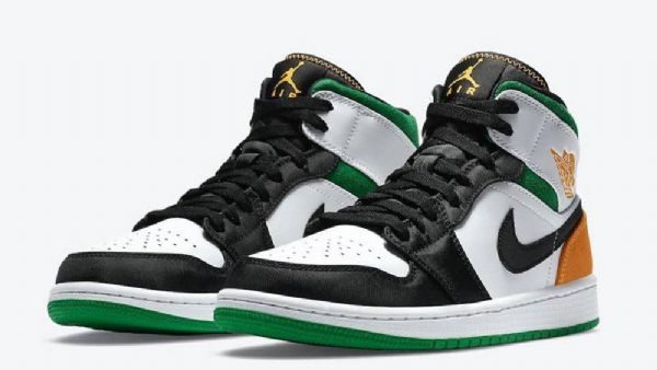 Pánské Boty Nike Air Jordan 1 Mid Tops Se Oakland Vícebarevné