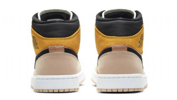 Pánské Boty Nike Air Jordan 1 Mid Tops Se Particle Béžová