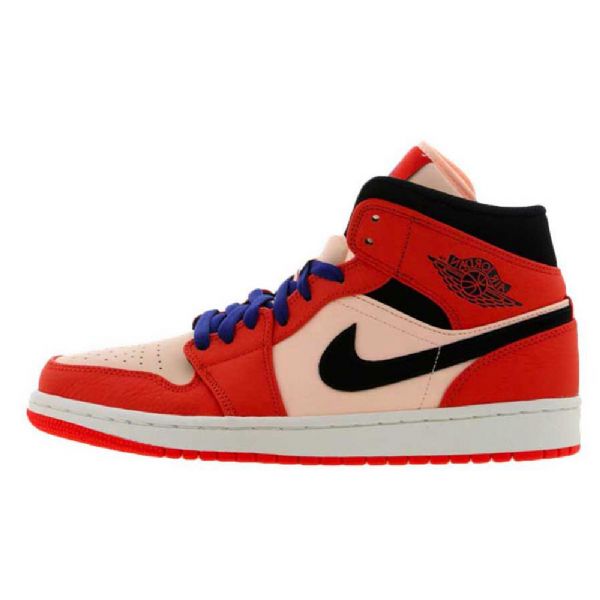 Pánské Boty Nike Air Jordan 1 Mid Tops Se Team Oranžová