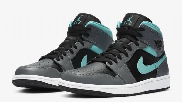 Pánské Boty Nike Air Jordan 1 Mid Tops Šedé