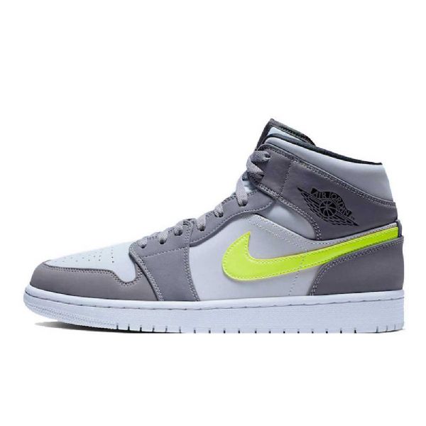 Pánské Boty Nike Air Jordan 1 Mid Tops Šedé