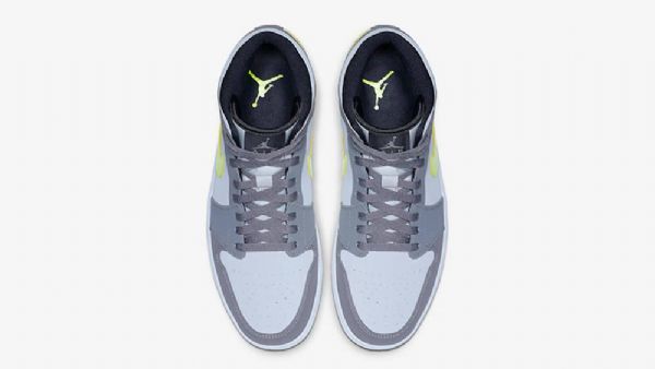 Pánské Boty Nike Air Jordan 1 Mid Tops Šedé
