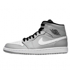 Pánské Boty Nike Air Jordan 1 Mid Tops Šedé