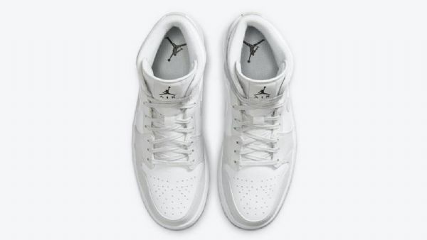 Pánské Boty Nike Air Jordan 1 Mid Tops Šedé Maskovací