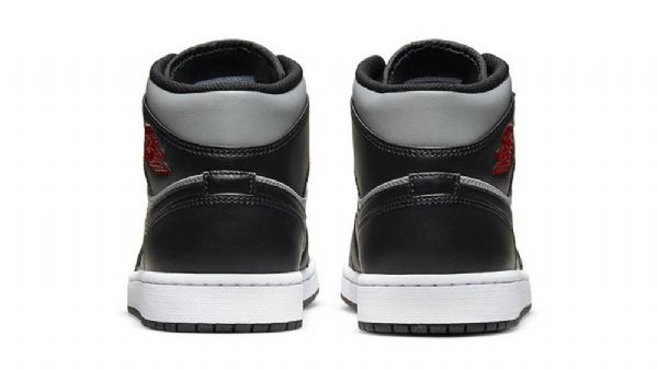 Pánské Boty Nike Air Jordan 1 Mid Tops Shadow Černá Šedá