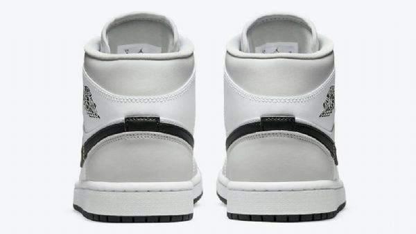 Pánské Boty Nike Air Jordan 1 Mid Tops Světle Šedé