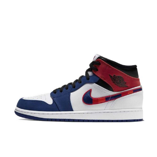 Pánské Boty Nike Air Jordan 1 Mid Tops Swoosh Vícebarevné