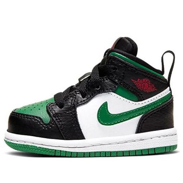Pánské Boty Nike Air Jordan 1 Mid Tops Td Černá Zelená