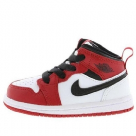 Pánské Boty Nike Air Jordan 1 Mid Tops Td Červený Bílý