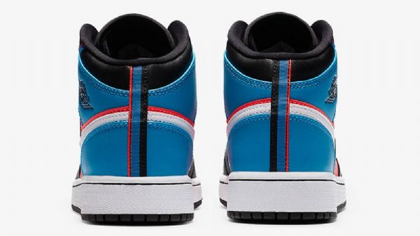 Pánské Boty Nike Air Jordan 1 Mid Tops Tri Color Ribbons Vícebarevné