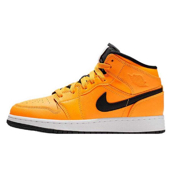 Pánské Boty Nike Air Jordan 1 Mid Tops Zlatý Černá