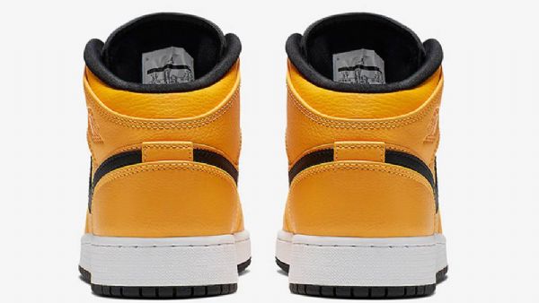 Pánské Boty Nike Air Jordan 1 Mid Tops Zlatý Černá
