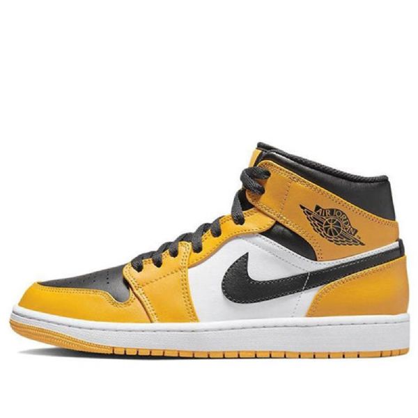 Pánské Boty Nike Air Jordan 1 Mid Tops Žluté