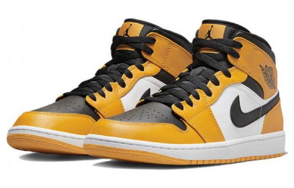 Pánské Boty Nike Air Jordan 1 Mid Tops Žluté