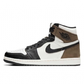 Pánské Boty Nike Air Jordan 1 Mocha Černá Hnědý Bílý