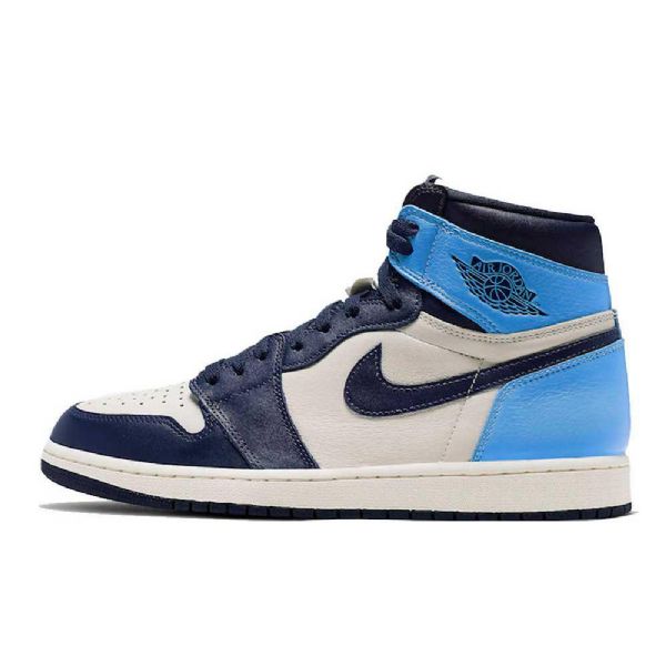 Pánské Boty Nike Air Jordan 1 Obsidian Unc Vícebarevné