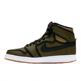 Pánské Boty Nike Air Jordan 1 Retro High Tops Ko Militia Olive Zelená