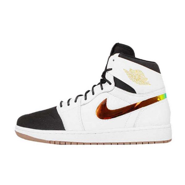 Pánské Boty Nike Air Jordan 1 Retro High Tops Nouveau Bílý Černá