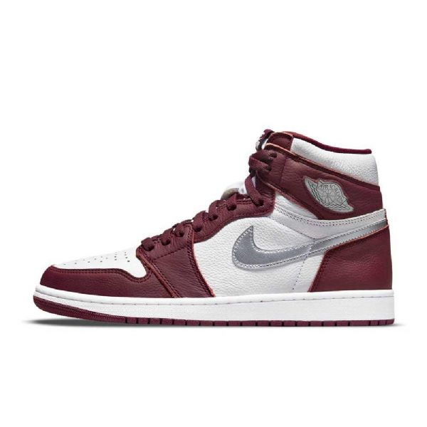 Pánské Boty Nike Air Jordan 1 Retro High Tops Og Burgundy Bílý