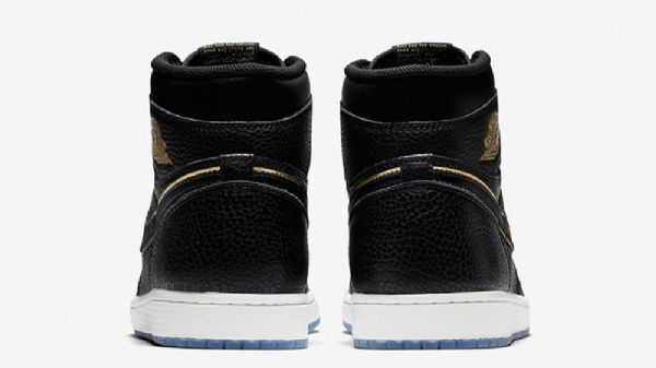 Pánské Boty Nike Air Jordan 1 Retro High Tops Og Černá Zlatý