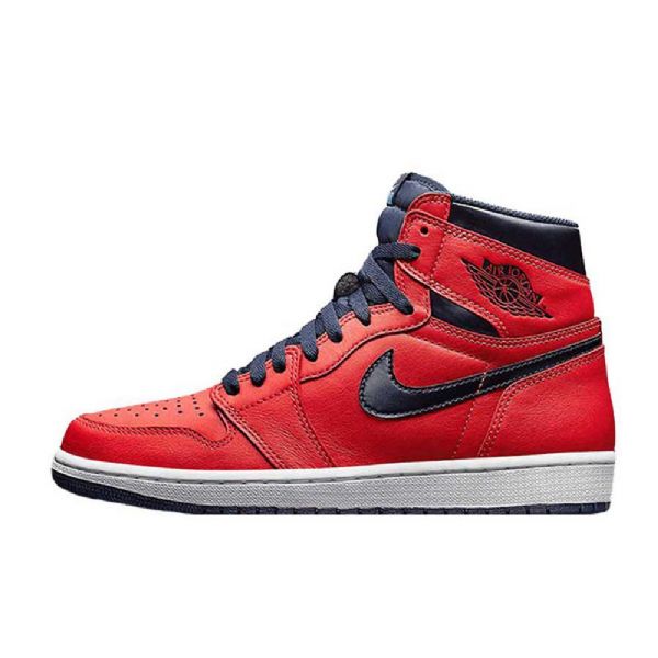 Pánské Boty Nike Air Jordan 1 Retro High Tops Og David Letterman Červený Tmavě Modrá Modrý