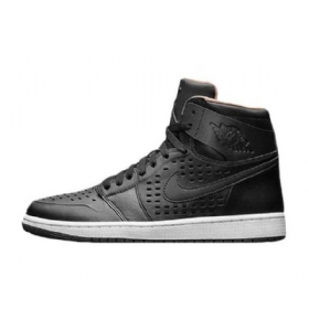 Pánské Boty Nike Air Jordan 1 Retro High Tops Vachetta Černá