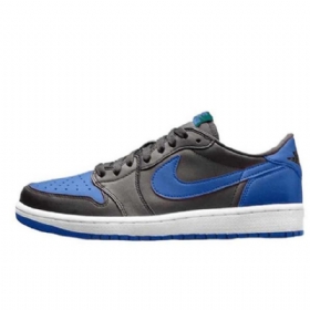 Pánské Boty Nike Air Jordan 1 Retro Low Tops Og Varsity Royal Černá Modrý