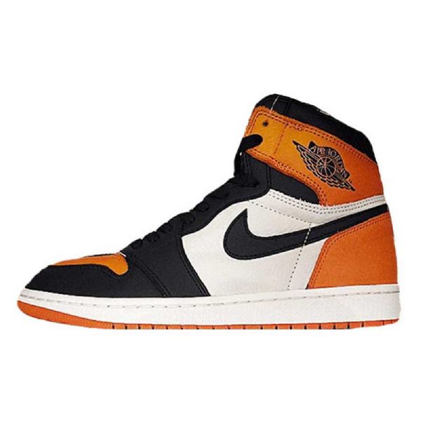 Pánské Boty Nike Air Jordan 1 Shatteredboard Oranžová Černá Bílá