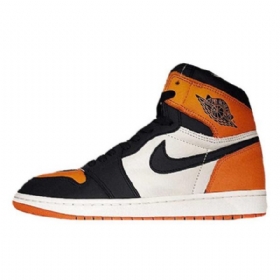 Pánské Boty Nike Air Jordan 1 Shatteredboard Oranžová Černá Bílá