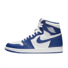 Pánské Boty Nike Air Jordan 1 Storm Modrobílé