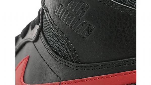 Pánské Boty Nike Air Jordan 1 Swoosh Černá Červený