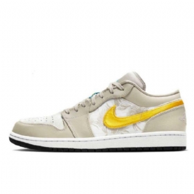 Pánské Boty Nike Air Jordan 1 V Khaki Barvě Z Tropického Dřeva Orewood